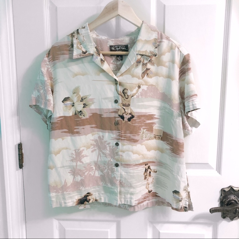 Hilo Hattie | Hawaiian Silk Shirt | M
